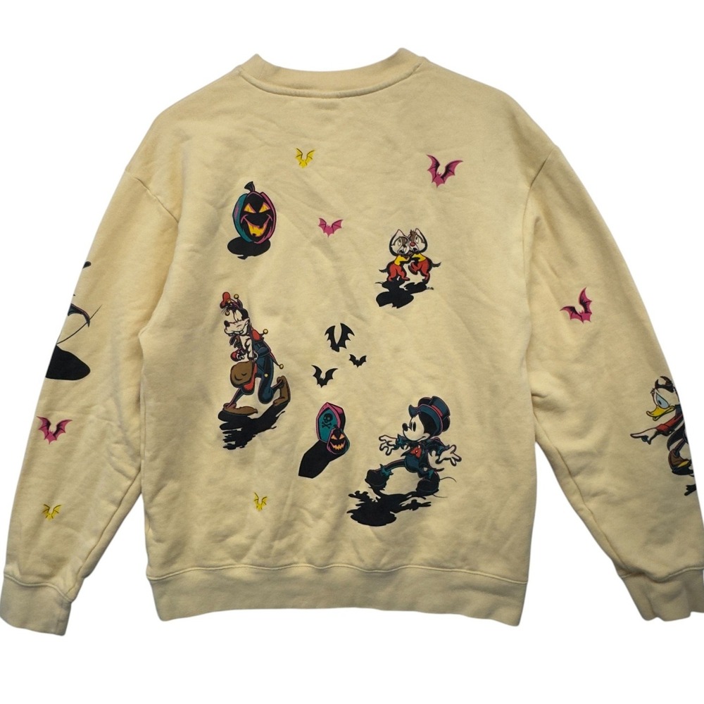 Disney Parks Mickey Mouse & Friends Halloween Pullover Sweatshirt 2023 Adult M - Picture 5 of 9